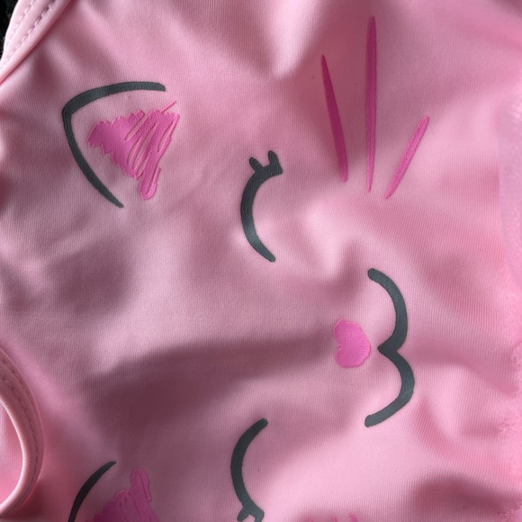 Healthtex Pink cat swimsuit 12 mos - Picture 4 of 6